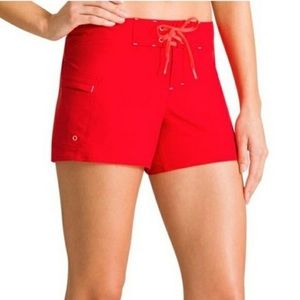 Athleta Costa Board Short Red Orange 2